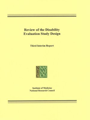 cover image of Review of the Disability Evaluation Study Design